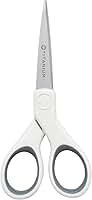 Tesoura de artesanato Westcott 16376, 12 cm, branco/cinza