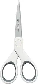 Tesoura de artesanato Westcott 16376, 12 cm, branco/cinza