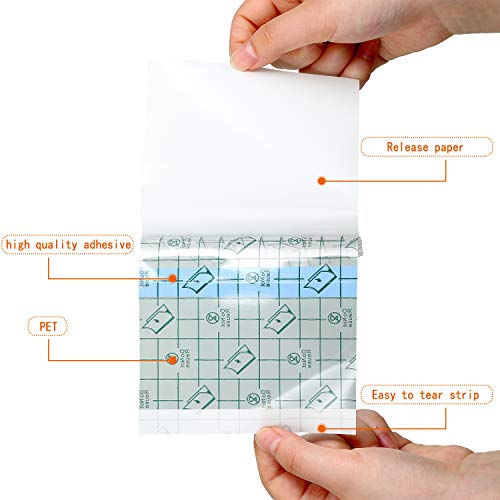 image for BBTO Transparent Dressing Adhesive Bandage Waterproof Bandage Clear Ad