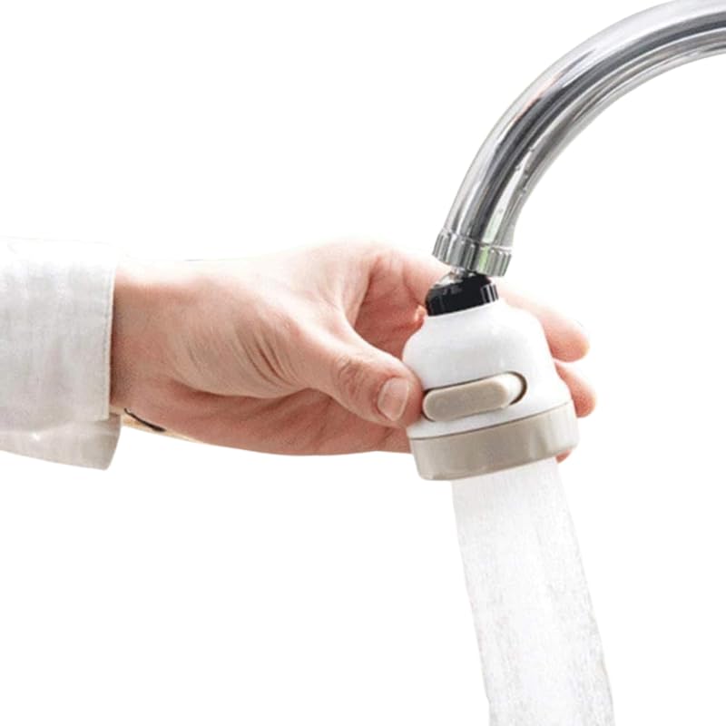 Image of Drumstone 𝟏𝟓 𝐘𝐞𝐚𝐫𝐬 𝐖𝐚𝐫𝐫𝐚𝐧𝐭𝐲 Faucet Sprayer Attachment with 60 Rotation, Dual Mode Aerator Nozzle for Kitchen Sink & Bathroom, Water-Saving Tap Extender with Anti-Splash Filter Design.