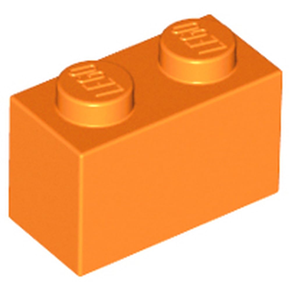 LEGO Building Block 1x2, Part 3004, Part 3004, Choose Your Colour (Orange, 10, Bricks) — image 1