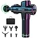 Produktbild FYLINA Massagepistole, Handmassagegerät Elektrische Tiefenmassagepistole mit 6 Verschiedene massageköpfe massagekörper-entspannungswerkzeuge (Black)