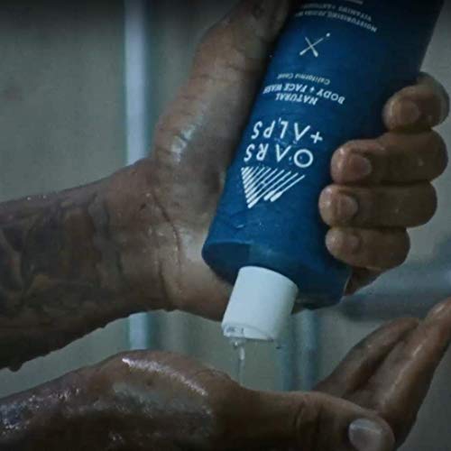 Oars + Alps Mens Moisturizing Body And Face Wash, Skin Care Infused With Vitamin E And Antioxidants, Sulfate Free, California Coast, 2 Pack #TOP2