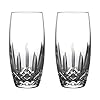Waterford lismore nouveau beer glass pair  urban country home decor