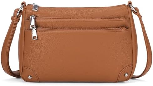 Vegan Leather Crossbody Bags for Women Small Crossbody Purses with Adjustable Strap