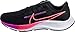 Nike Air Zoom Pegasus 38 Mens Running Trainers CW7356 Sneakers Shoes (UK 9.5 US 10.5 EU 44.5, Black Flash Crimson Off nior 011)