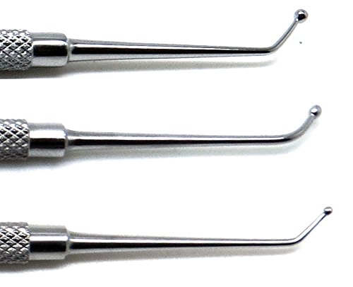 Ball Burnisher 1, 27/29, 27/34 Dental Amalgam Composite Filling 3 Pcs Instruments #TOP3