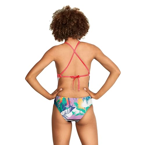 Speedo Women's Swimsuit One Piece Endurance Turnz Tie Back Printed - image 2