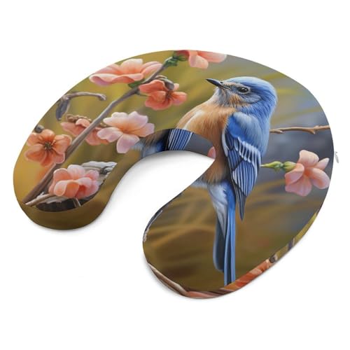 Almohada de espuma viscoelástica tamaño único para viaje miniatura 6