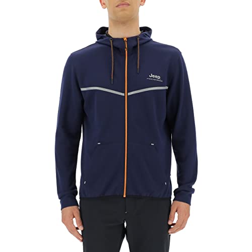 Jacket Hombre Jeep Xp Man con capucha y bolsillo canguro Jx22a 1