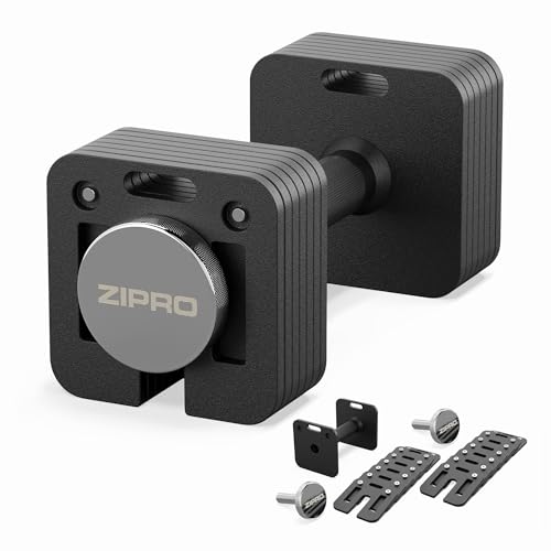 ZIPRO Hantel Verstellbare Kurzhantel Gewicht 16/24 Kg Dumbbell Hantelscheiben mit 8x2kg und 2x1kg Schraubverschluss Frauen und Männer für Zuhause Home Gym Körpertraining Muskelaufbau – 1 x Square