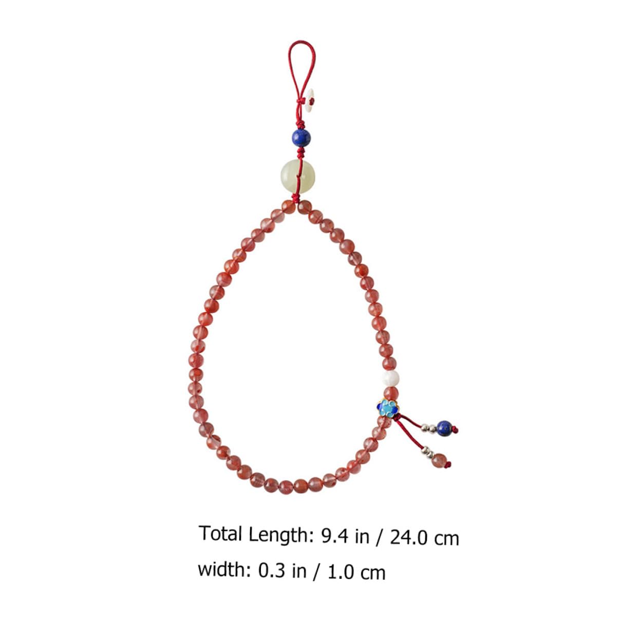 VILLCASE Cadena de Teléfono Móvil de Ágata del Sur con Correa para Lanyard para Smartphone Accesorio Práctico y Durable