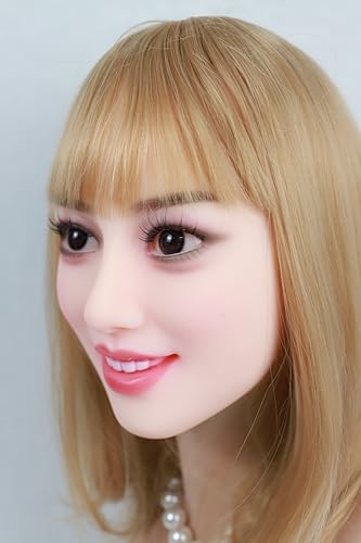 フィギュア ヘッド単体 高級TPE ヘッド 頭のみ ウィッグタイプ 2種類の接続方式 ウィッグタイプ #212-ブロンドのショートヘア（スタンドを含まない）（Amazon）