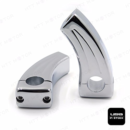 Httmt Xh6014-001-1 Inch- Chrome Handlebar Risers Compatible With Kawasaki Vulcan 800 900 1500 1600 1700 2000 Classic 1 Inch #TOP5