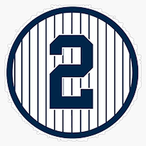 Derek Jeter - Number 2 Vinyl Waterproof Sticker Decal Car Laptop Wall Window Bumper Sticker 5