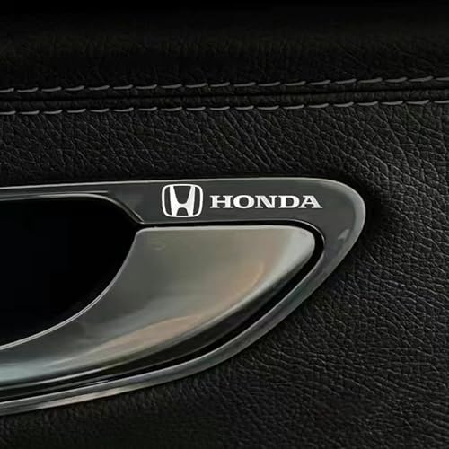 DELUXEFOX ホンダ 車用ステッカーデカール （10個入り） 車のロゴ装飾ステッカー 金属製の装飾ステッカー 耐熱ステッカー カーインテリア装飾 耐摩耗性ステッカー 粘着式の車のロゴ 防水 車のグレードを向上させる