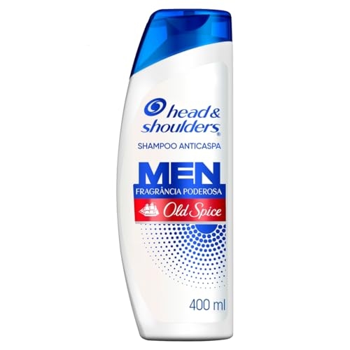 Head & shoulders & Shampoo Anticaspa Masculino com Old Spice Para Cabelo Oleoso 400 Ml, &