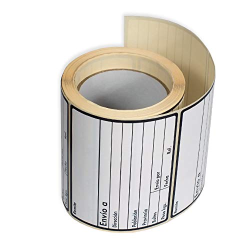 1000 Etiquetas adhesivas ENVIO. Medidas Etiqueta 125x097mm.