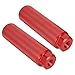 Aluminum Alloy for Bike Pegs for, Mountain, Road & Track Bikes – 3/8 Inch Axle Fit, Anti-Skid Knurled Foot Pegs, Compact Cylinder Shape, Front/Rear Use(red)