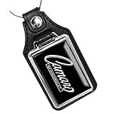 Brotherhood 1969 Compatible with Camaro Z28 Emblem Design Black Keychain Key Holder Key Ring For Men Heavy Duty Car Keyring For Men and Women