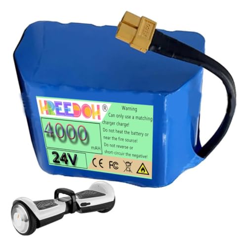 Batería de 24V para patinete eléctrico y repuesto de litio 4Ah con sistema BMS integrado