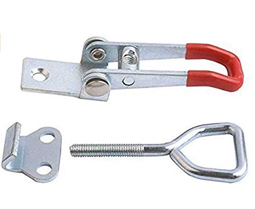 Accessbuy Toggle Steel Latch Catch Clip Clamp Hasp Metal For Tool Boxes, Trunk, Cases (AC034) - Thumbnail 3