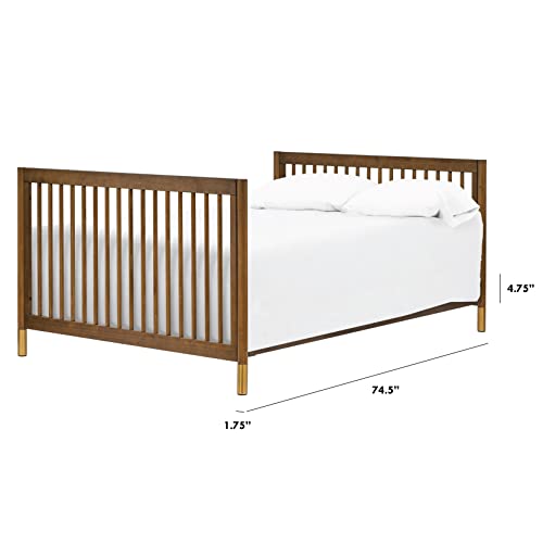 Image of Babyletto Hidden Hardware Twin /Full-Size Bed Conversion Kit (M5789) in Natural Walnut