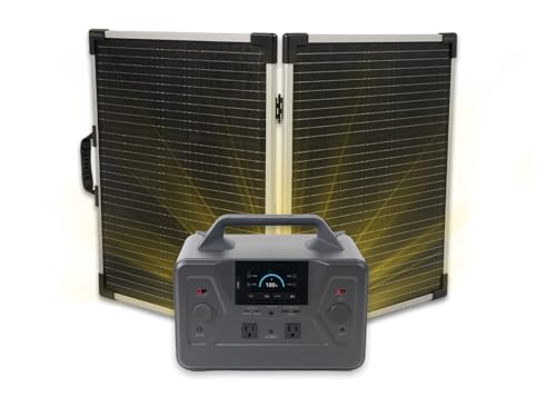 4Patriots Patriot Power Generator 1200 Portable Solar Power Bank Silent Fume-Free Solar Generator