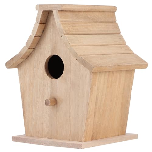 [Adatto per piccoli uccelli] Ideale per pappagalli, budgerigar e altri piccoli uccelli, questa casa per uccelli offre un luogo di riposo caldo e confortevole. L'ampio interno ospita perfettamente piccoli uccelli, permettendo loro di muoversi liberamente e sentirsi sicuri. Il design promuove comportamenti naturali come la nidificazione e la palla, migliorando il benessere del tuo animale domestico.