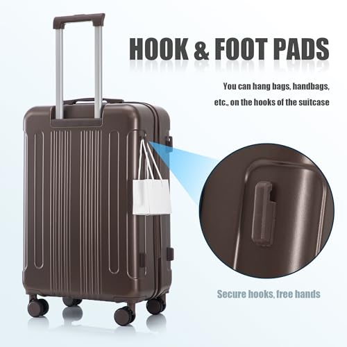 Image of Merax 3 pcs /set in ABS Spinner Wheel Luggage Set, Carry on Suitcase