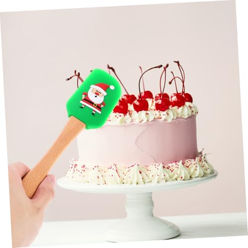 Spatules silicone ergonomiques COLLBATH pour grattage de pâte précis