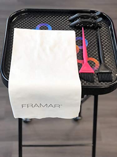 FRAMAR Disposable Towels for Salon, Hair Towels for Women, Salon Towels Bleach Safe White Spa Towels for Hair Drying Towel, White Towels Bulk, White Gym Towels Pack – 50 Pack Disposable Towel - Thumbnail 3