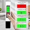 TaimeiMao TDS Tester di Acqua 3 in 1, TDS, EC e Temperatura, Digitale Misuratore Durezza Acqua, Misuratore Acqua Tester, Veloce e Preciso, per dell'Acqua da Bere, Acquario, Piscina