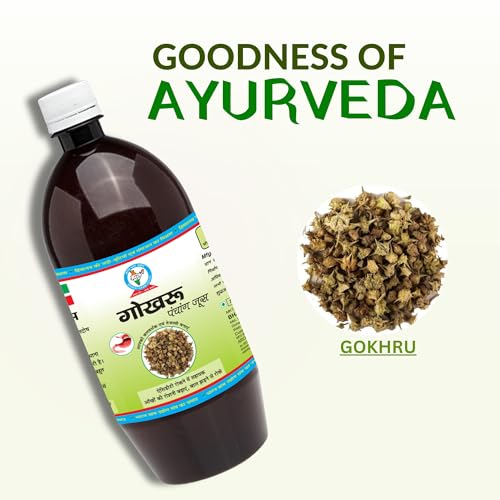 Image of Bharat Gram Udyog Gokhru Panchang - Increase Vitality & Kidney Health (Pack of 1) 1 L