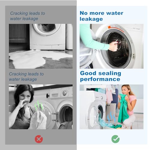 W11314648 W10897390 Washer Door Boot Seal Replacement, W11314648 Washer Door Gasket Compatible with Whirlpool Inglis Amana and Maytag, Replaces AP6835703, 4931032, PS12711495，EAP12711495