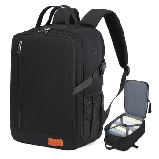 Lossga For Ryanair Cabin Bags 40X20X25 Underseat Anti Theft Carry-Ons, Travel Backpack Cabin Size Hand Luggage Bag With Water Bottle Holder