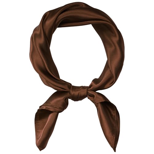 Satin Scarf Square Scarf Halloween Neck Hair Scarfs Handkerchief Bandana for Women Girls Costume Accessory 23.6 inch