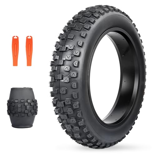 Pneu vélo électrique fat bike résistant lot de 2 pneus VTT 20x4