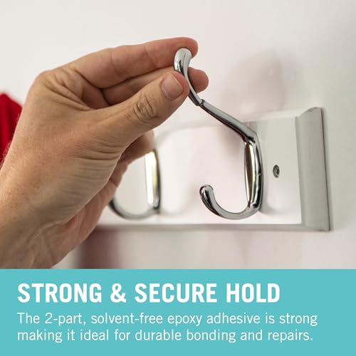 Araldite Clear Epoxy Adhesive 5 Minute Fast Setting 2-Part Epoxy Glue. Solvent-Free Professional Grade Strength for Invisible Joins. Clear Resin for Glass and Jewellery. Crystal Clear, 2 x 15ml