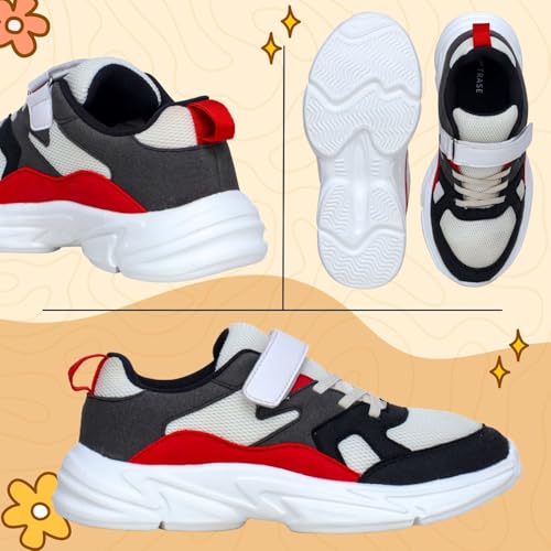 Image of TRASE Kids Sports Shoes for Boys & Girls | Lightweight, Comfortable Unisex Footwear | Lace-Up for Running, Walking & Outdoor Play