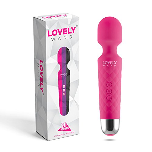 Lovely Wand Massager Wireless Handheld Personal Body Therapeutic Massage with 8 Powerful Speeds