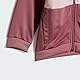 adidas Baby Infants Tiberio 3-Stripes Colorblock Shiny Tracksuit Baby-Jogger, semi pink spark/sandy pink/preloved crimson,