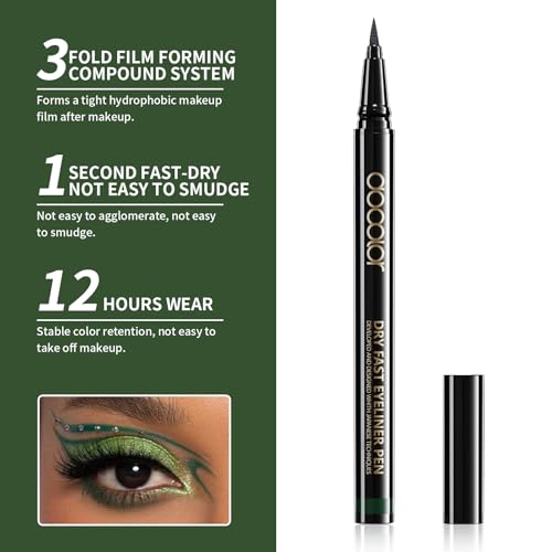 docolor delineador líquido verde impermeable miniatura 7