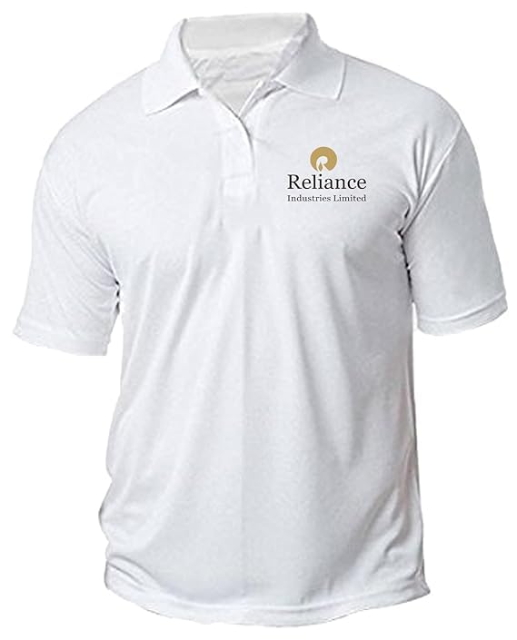 Reliance Logo Printed Polo/Collar Half Sleeve T-Shirt for Reliance Staff Employee Promotion T Shirt for Men and Women-picture-48