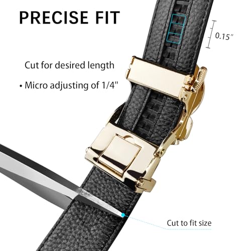 Cowboy Belt for Men Leather Ratchet Dress Belts for Men Adjustable Belt3
