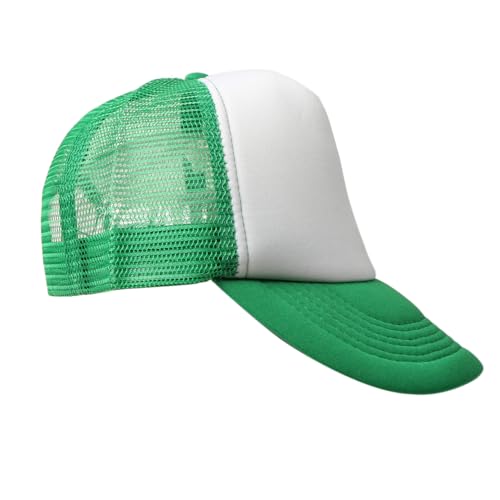 Image of TZ Promise Men Women Foam Trucker Hat Mesh Cap Solid Colors Lightweight with Adjustable Snapback Collection