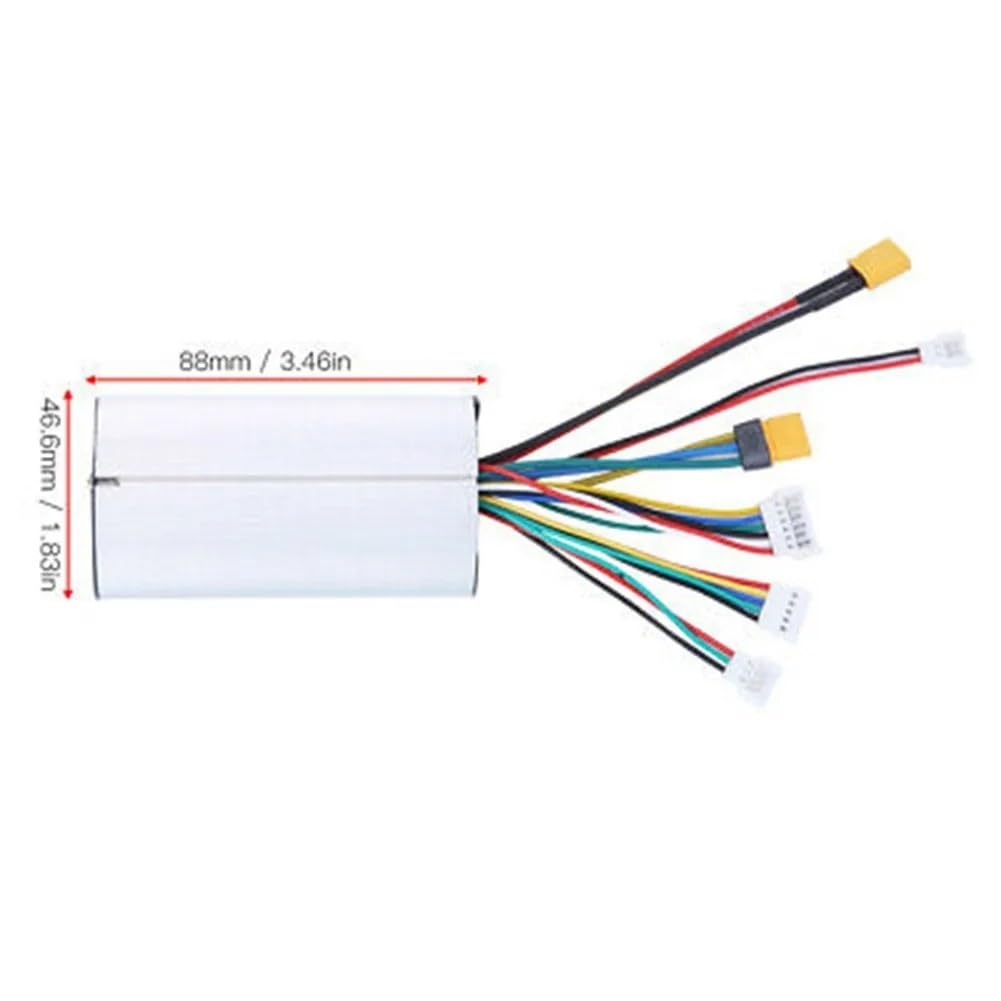 Regulador Patinete Electrico Bicicleta eléctrica de fibra de carbono de 5,5 pulgadas, controlador de 24/36 V, 250/350 W, juego de frenos y monitor, accesorio de aleación for bicicleta eléctrica Contro