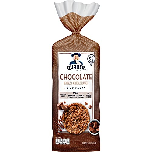 Quaker NG[J[ Chocolate Crunch Gluten Free Rice Cakes - 7.23oz CXP[L `R[gN` Oet[ 205gyCOizysAiz