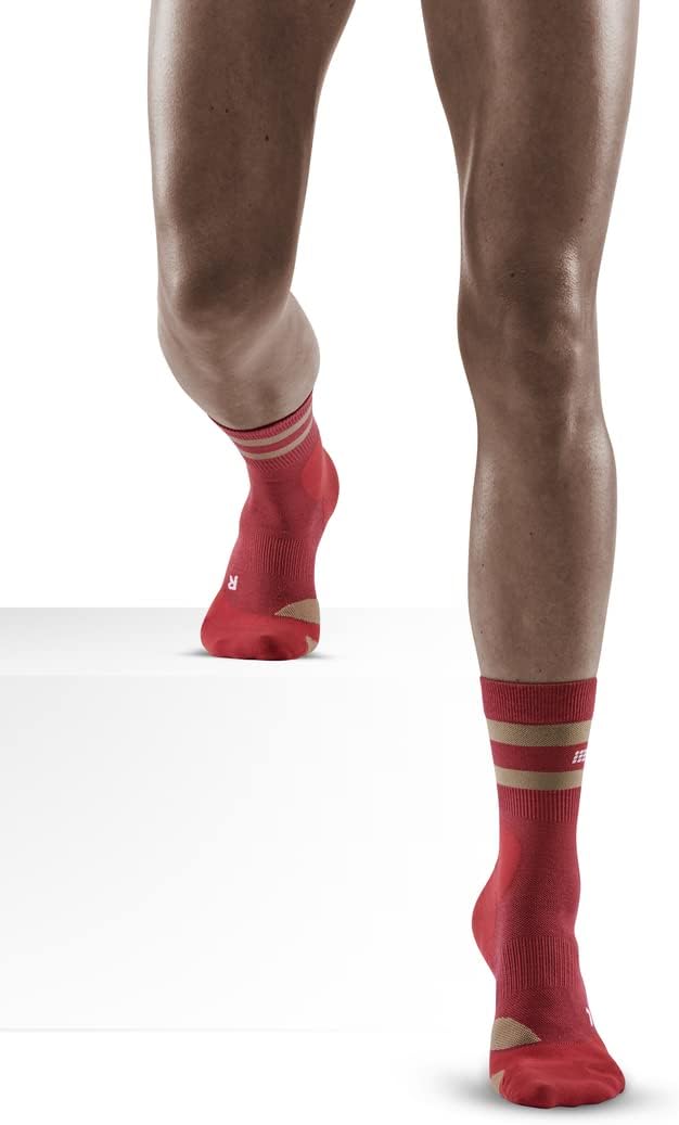 CEP Women's Outdoor Compression Light Merino Crew Cut Socks