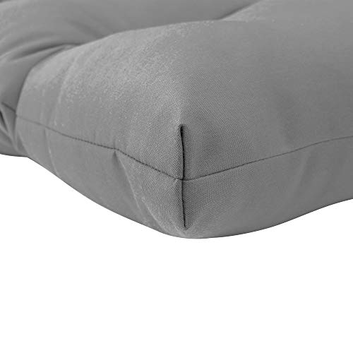 Image of QILLOWAY Outdoor Bench Cushion - 51x18x4 Inch Waterproof Patio Bench Cushion, Durable Bench Cushions for Outdoor Furniture, Replacement Outdoor Bench Cushions for Garden, Deck,Grey